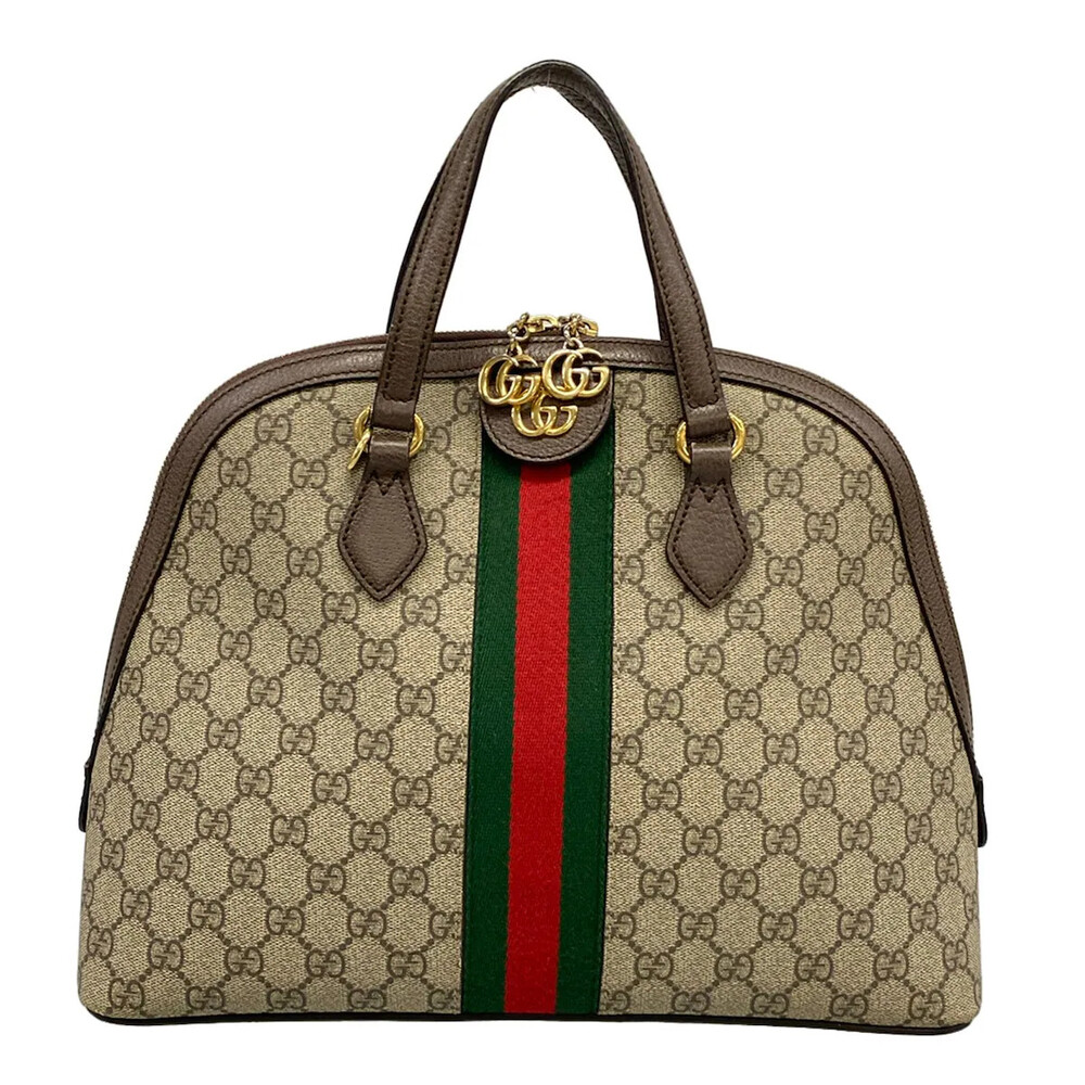 Gucci Ophidia Beige Dark Brown Pvc #380623G12B